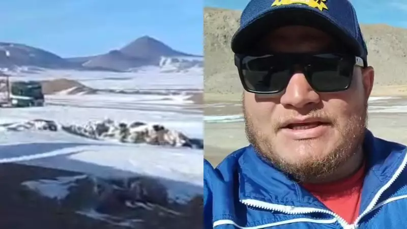 Caminhoneiros presos por nevasca no Chile são liberados após mais de uma semana