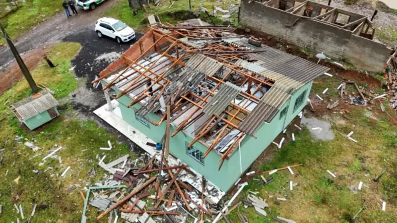 Campos Novos em estado de emergência após tempestades devastadoras