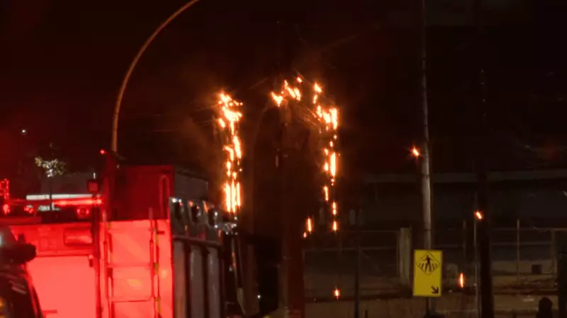 Caos na Asa Norte: Postes de energia explodem e causam pânico em Brasília — Veja o vídeo chocante!