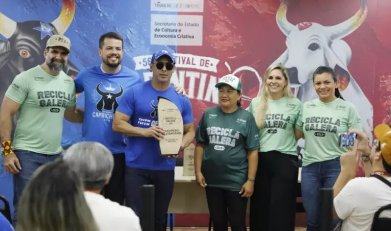 Caprichoso é coroado campeão sustentável no Festival de Parintins com mais de 70 mil kg de resíduos reciclados