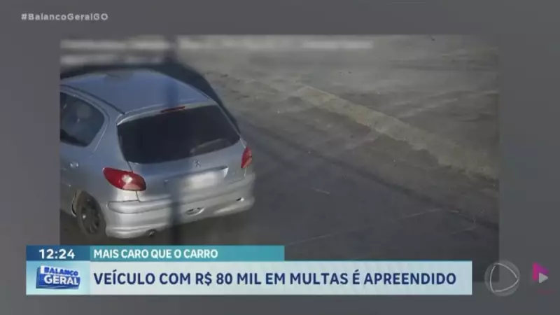Carro com R$ 80 mil em multas é apreendido em Senador Canedo, GO: veja detalhes