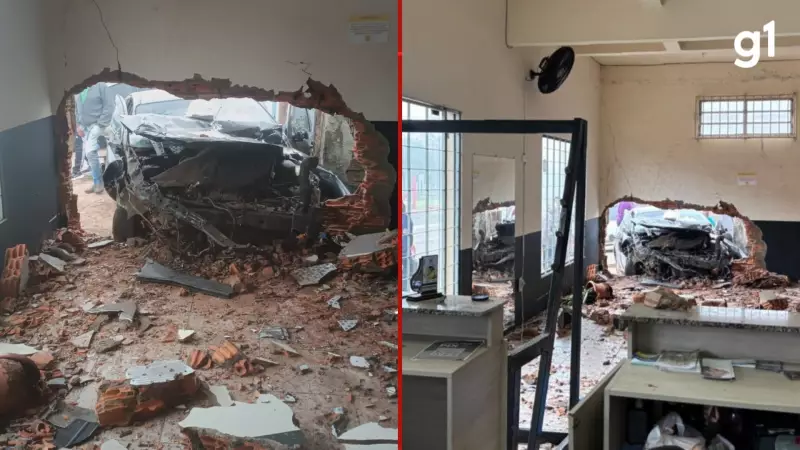 Carro invade academia em Arroio do Sal e deixa cinco feridos: veja o vídeo