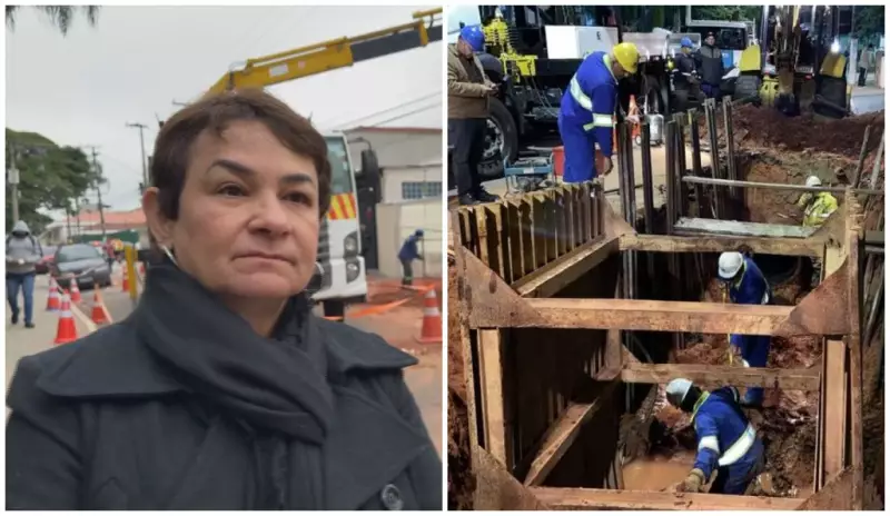 Casa será demolida após rompimento de tubulação da Sabesp criar rio de lama em São Paulo