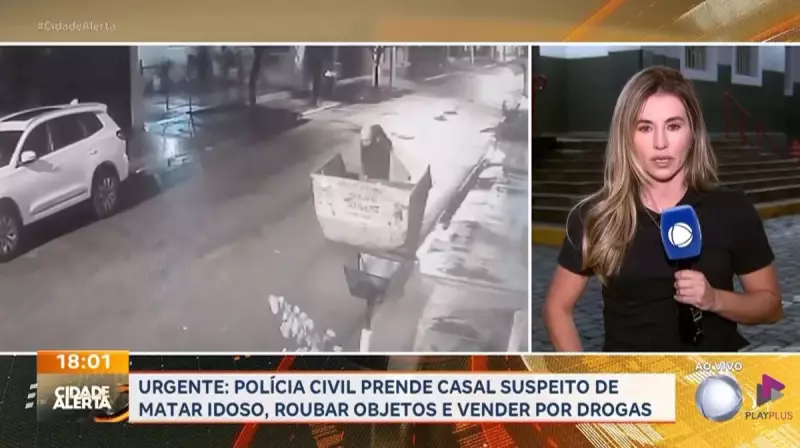 Casal é preso após idoso morrer durante assalto em Pontal — crime choca cidade