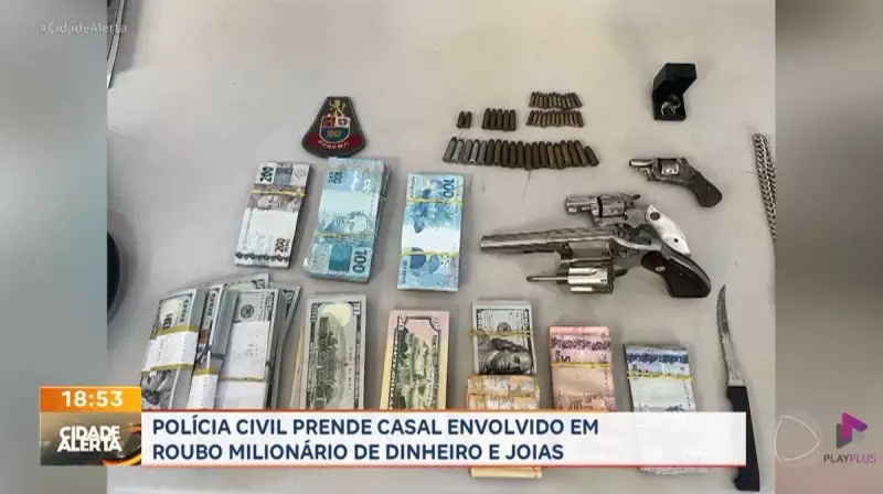 Casal é preso após roubo milionário de joias e dólares em Ribeirão Preto — veja detalhes!