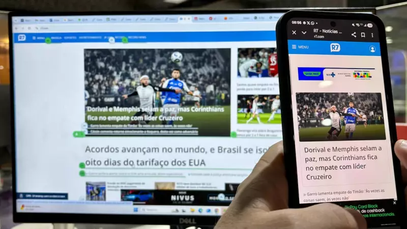 Celular domina a internet: uso do computador despenca para apenas 33% no Brasil