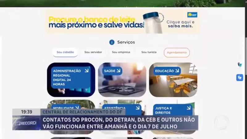 Central de Relacionamento do DF terá serviço interrompido para manutenção tecnológica