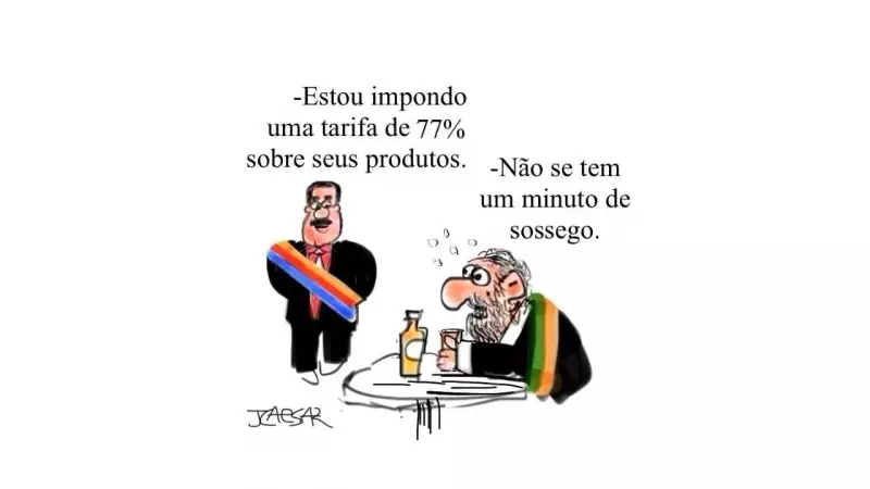 Charge de J.Caesar critica cenário político com humor ácido — veja a análise