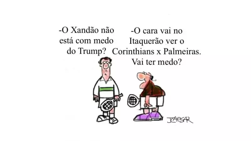 Charge de J.Caesar: Humor Ácido Retrata a Crise Política Brasileira