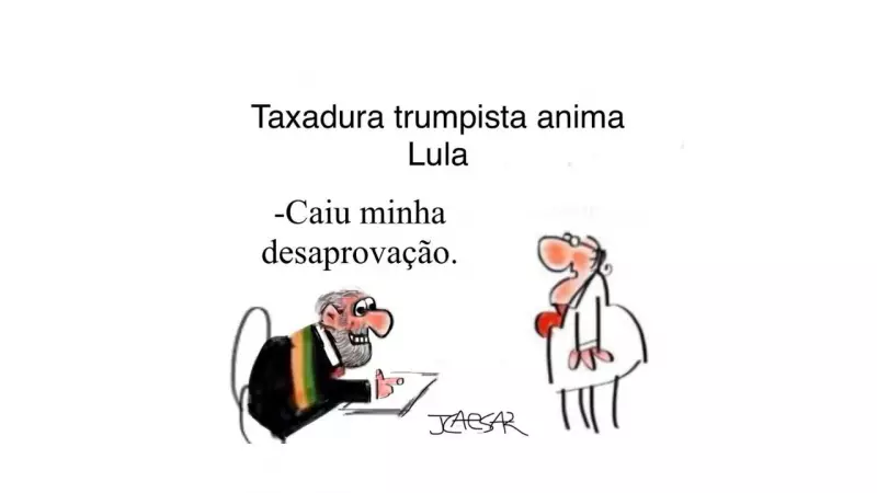 Charge de J.Caesar satiriza cenário político e social do Brasil com humor ácido