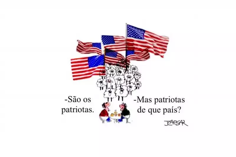 Charge de J.Caesar satiriza crise política com humor afiado