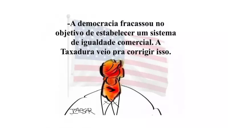 Charge de J.Caesar viraliza com crítica afiada à política brasileira