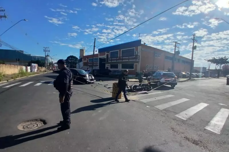 Choque frontal entre moto e carro em Indaiatuba: veja o vídeo do acidente