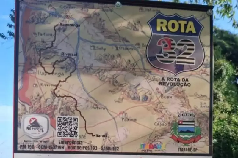 Ciclistas percorrem 110 km em homenagem à Revolução de 32 na região de Itapetininga