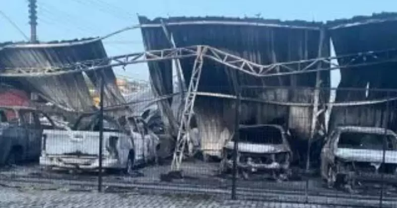Cliente arquitetou incêndio que destruiu concessionária em Joinville, revela polícia