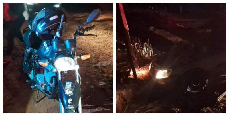 Colisão entre carro e moto deixa dois jovens feridos em Itobi: veja detalhes