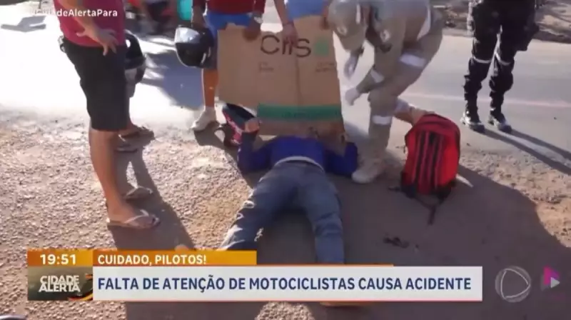 Colisão entre motocicletas deixa feridos em avenida movimentada de Altamira, PA