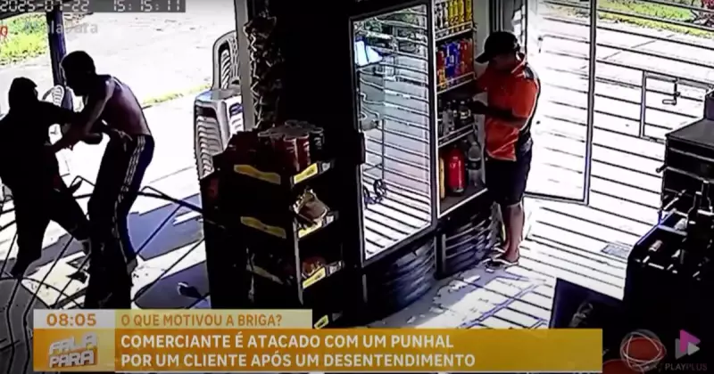 Comerciante é atacado dentro de loja em assalto violento — veja o que aconteceu