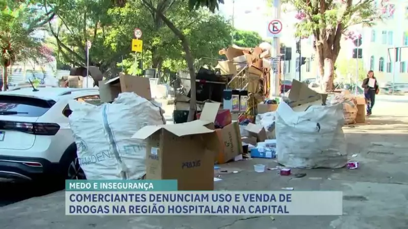 Comerciantes em BH denunciam praça tomada por drogas e violência — 'Não aguentamos mais'