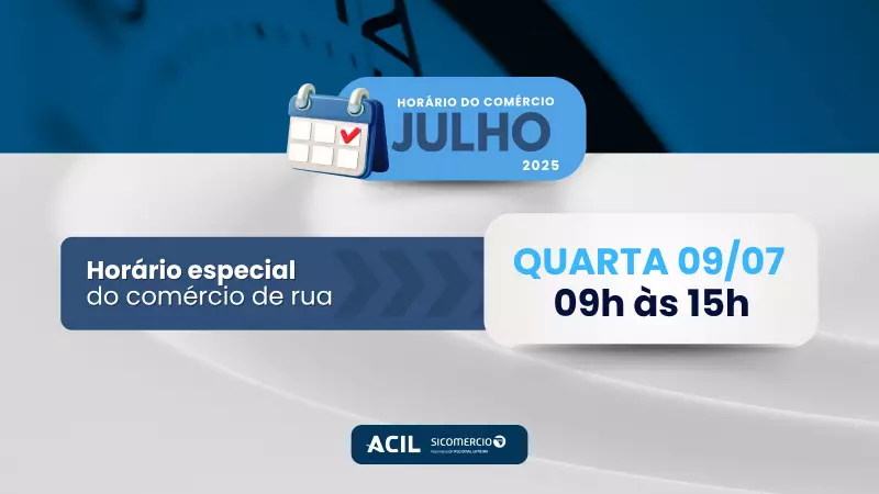 Comércio em Limeira terá horário especial no feriado de 9 de julho: saiba como funcionará