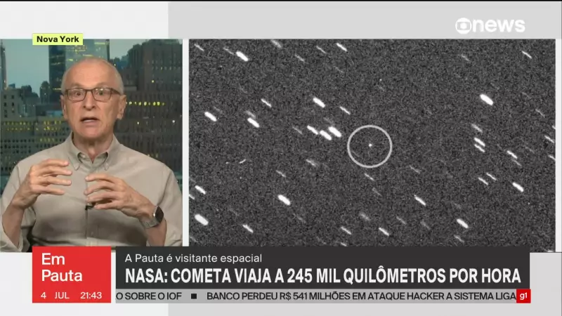 Cometa interestelar passa pelo Sistema Solar e NASA confirma: um espetáculo cósmico raro!