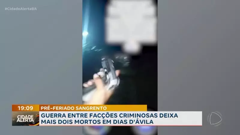 Conflito entre facções criminosas deixa dois mortos em Dias d'Ávila, BA