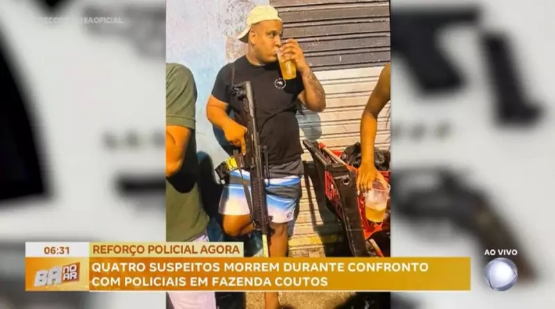 Confronto violento na Fazenda Coutos: Quatro suspeitos morrem após tiroteio com a polícia na BA