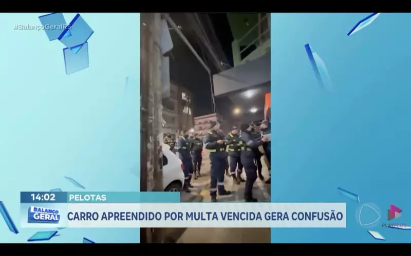Confusão em Pelotas: Veículo apreendido por multa vira caso de polícia