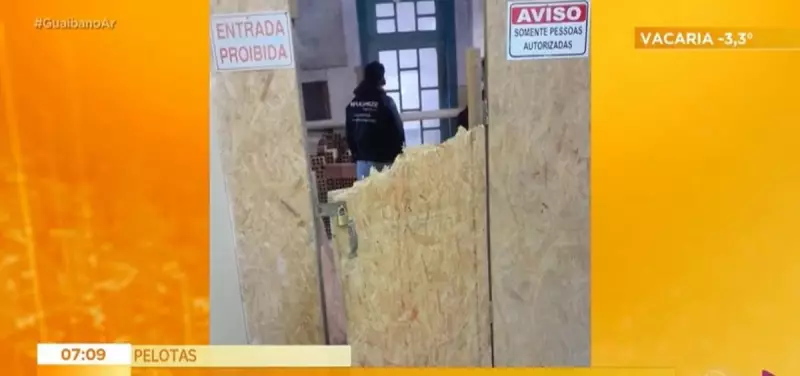 Conservatório de Pelotas é alvo de furto: equipamentos valiosos são roubados