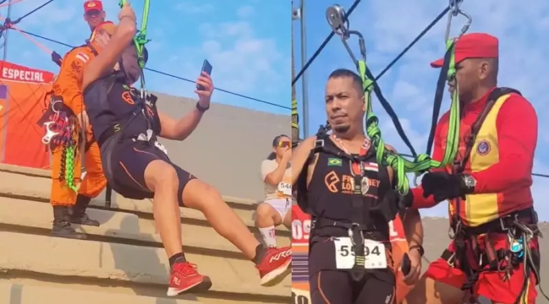 Corrida do Fogo em Manaus: Tirolesa, Rapel e Ação com Bombeiros no Sambódromo