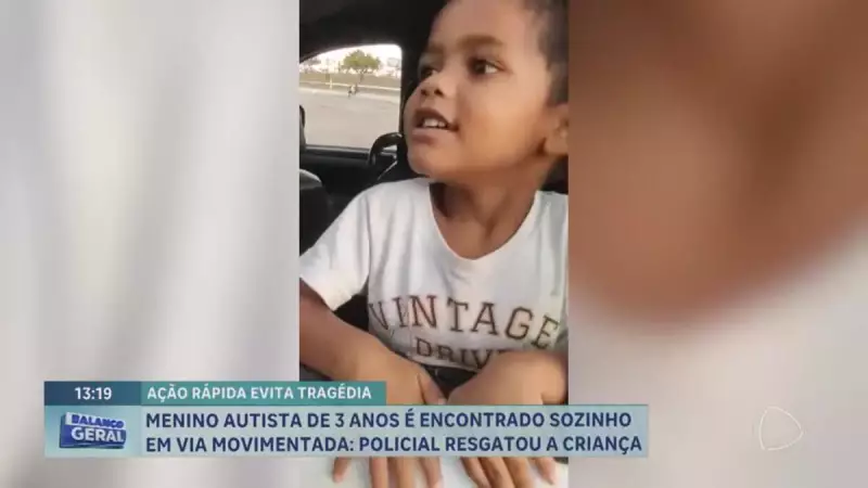 Criança autista de 3 anos é encontrada sozinha em área de risco na Estrutural-DF
