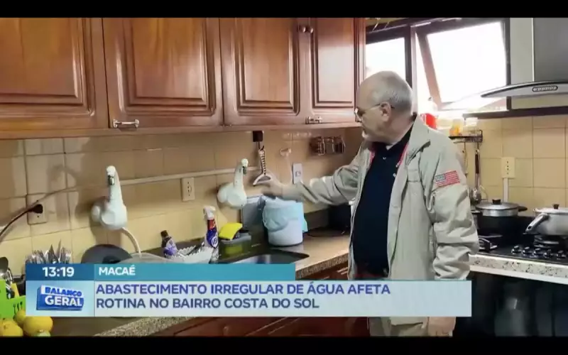 Crise hídrica no Costa do Sol: moradores enfrentam dias de sufoco com abastecimento irregular