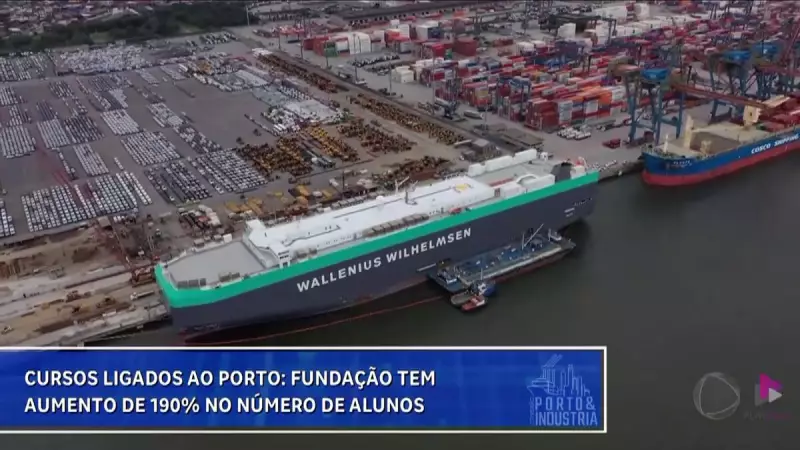 Cursos ligados ao porto têm aumento de 190% no número de alunos na Fundação Cenep