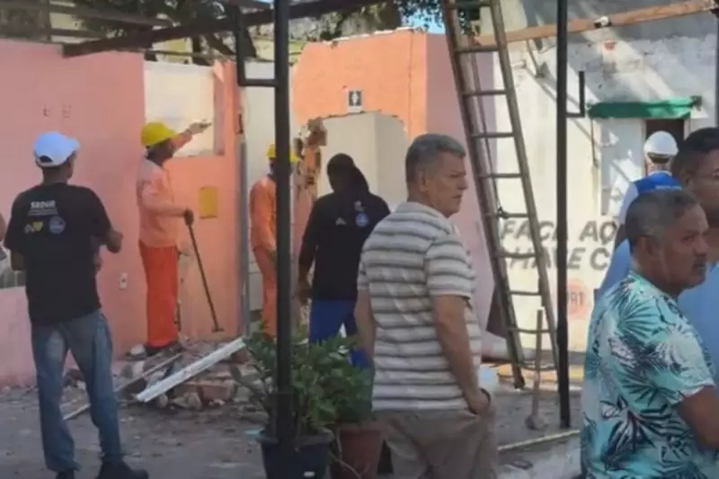 Demolição de pontos comerciais no Saboeiro: entenda o que aconteceu