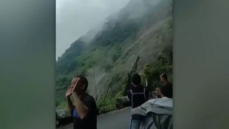 Deslizamento assustador na China é flagrado por testemunhas — veja o vídeo que viralizou!