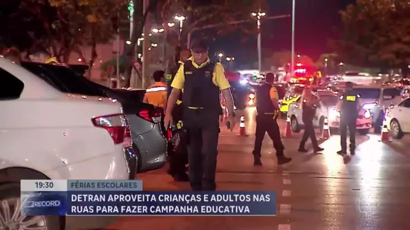 Detran-DF lança campanha para evitar tragédias no trânsito durante férias escolares