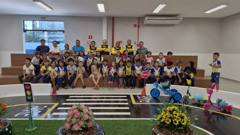 Detranzinho: Projeto inovador ensina educação no trânsito de forma divertida em Santarém