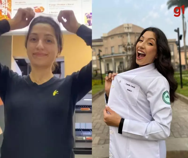 Dez horas de estudos e jogo de cintura: a rotina inspiradora da atendente de SC que viralizou e está prestes a se tornar médica