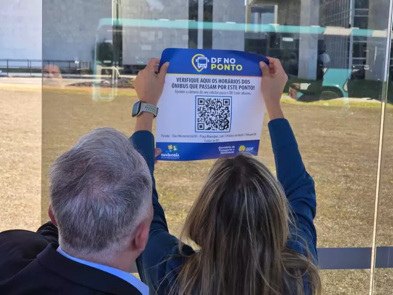 DF avança na mobilidade urbana: passageiros poderão rastrear ônibus via QR Code nas paradas