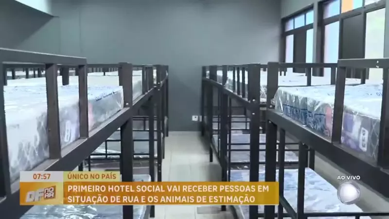 DF inaugura primeiro hotel social para pessoas em situação de rua e seus animais de estimação