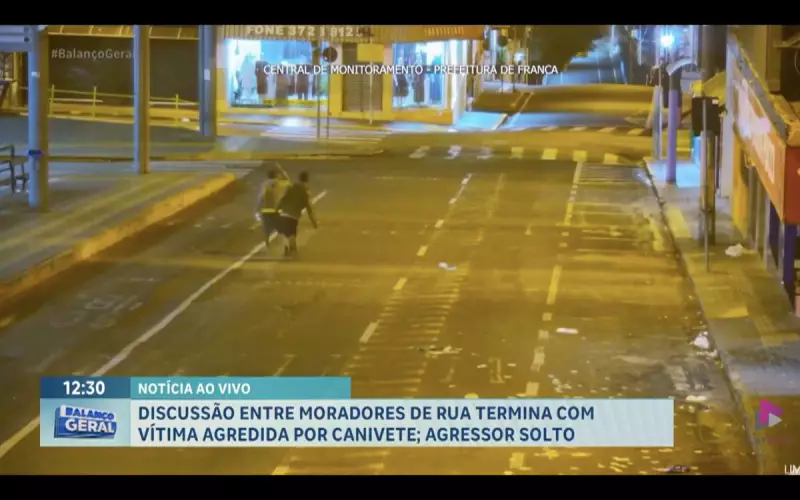 Discussão entre moradores de rua termina em agressão com canivete no interior de SP