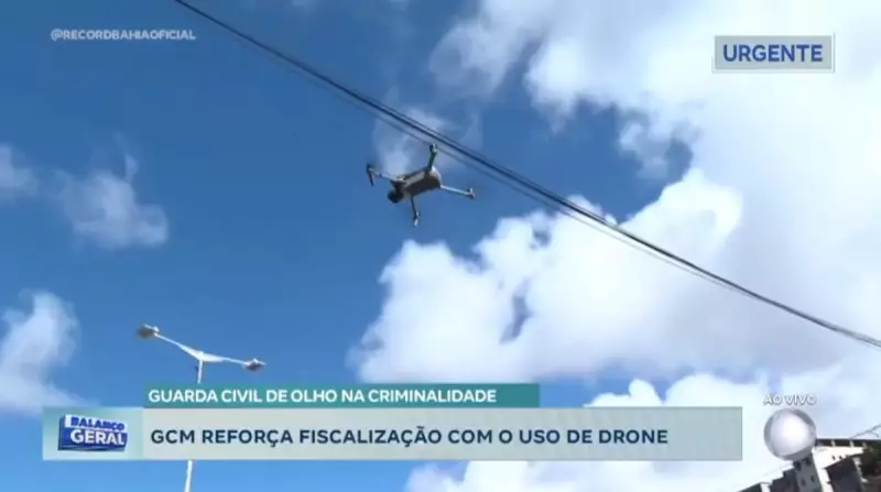 Drones Israelenses Chegam a Salvador: Guarda Civil Ganha Tecnologia de Ponta