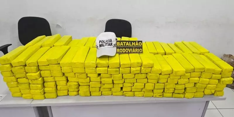 Dupla é presa com mais de 150 kg de maconha escondida em carro na Grande Natal