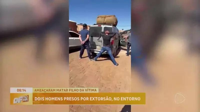Dupla é presa por extorsão no Entorno do DF: veja detalhes da operação policial