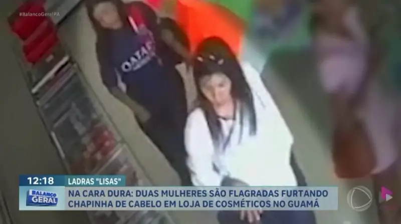 Dupla rouba chapinha de R$ 300 em loja de cosméticos no Paraná — veja o vídeo
