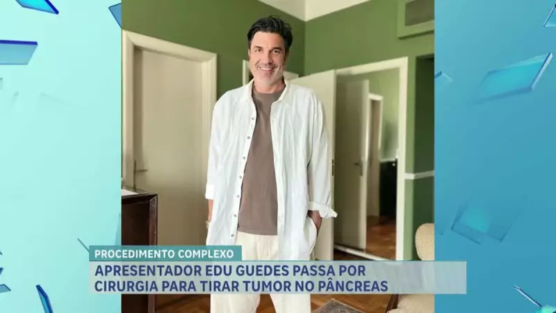 Edu Guedes passa por cirurgia para retirada de tumor e se recupera bem