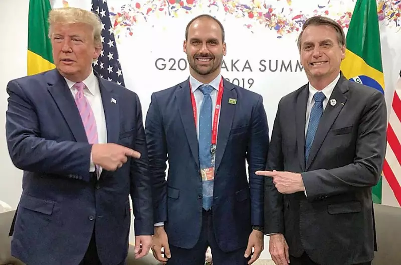 Eduardo Bolsonaro recebe 'textão' do pai como presente de aniversário: veja o que diz a mensagem