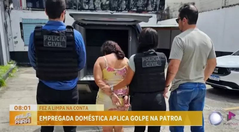 Empregada doméstica é presa por desviar dinheiro de idosa em caso chocante