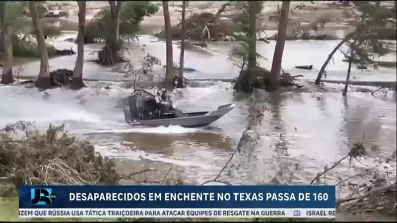 Enchentes no Texas: Número de desaparecidos ultrapassa 160 e situação preocupa autoridades