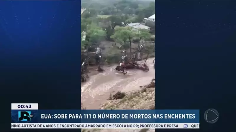 Enchentes nos EUA: Tragédia deixa 111 mortos e milhares desabrigados